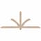 Ekena Millwork Redmond Smooth Timber Gable Bracket, Douglas Fir, 72"W x 30"H x 1 1/2"D x 3 1/2"F, 10/12 Pitch GBW072X30X0204RED00SDF - alternate 1